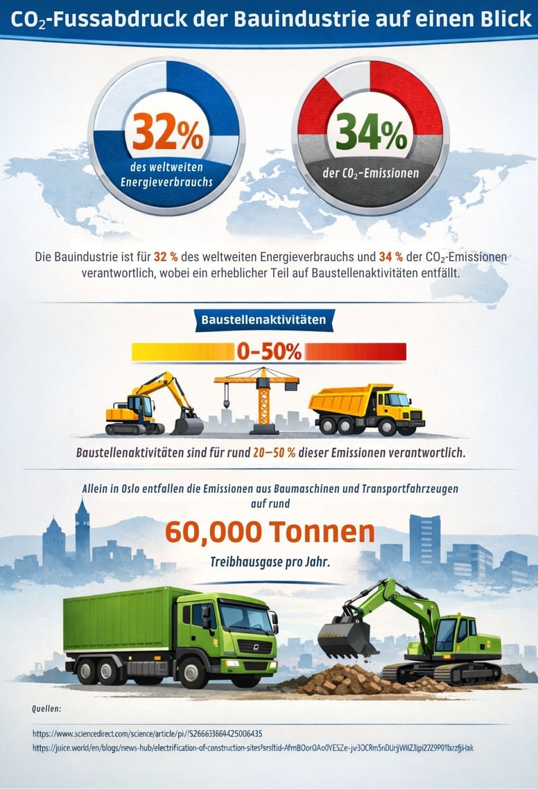 CO₂-Fussabdruck der Bauindustrie