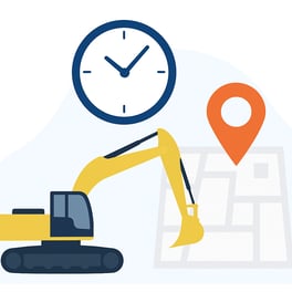 machine hours automatically tracked by Logifleet