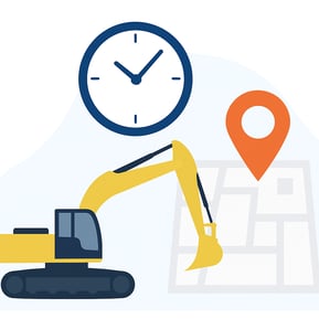 machine hours automatically tracked by Logifleet